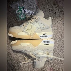Nike Air Jordan 4 Retro Off-White Sneakers